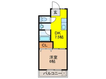 間取図 プチメゾントウダ