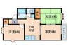 カ－サデソル守山Ｂ棟 3DKの間取り