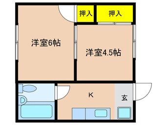 間取図 美桜ハイツ