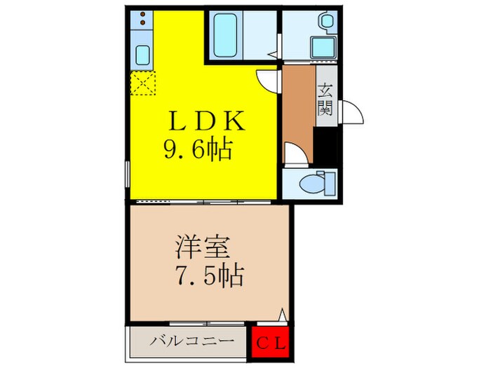 間取り図 ハイム天神Ⅰ