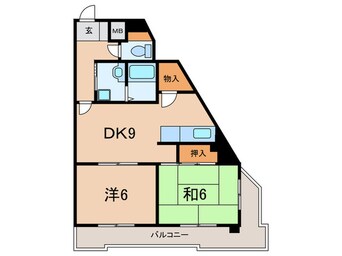 間取図 ルミナス山の街