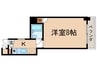 近畿シティハウス 1Kの間取り