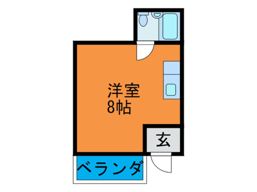 間取図 ハイツ大飛