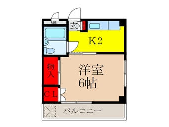間取図 花園グレースマンション