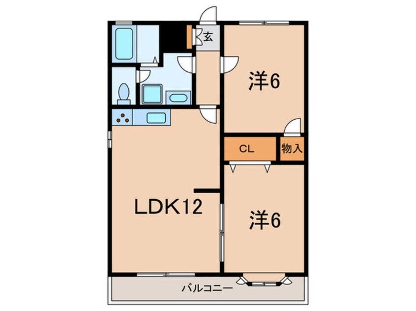 間取図 ルシェール岩園