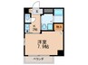 ラシ－ヌ天王寺 1Kの間取り