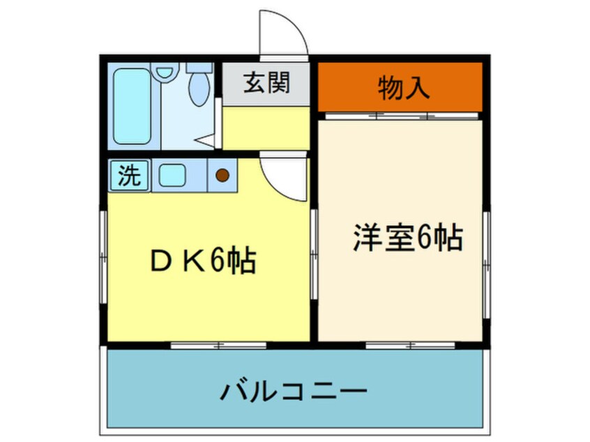 間取図 ロイヤルハイツ兵庫