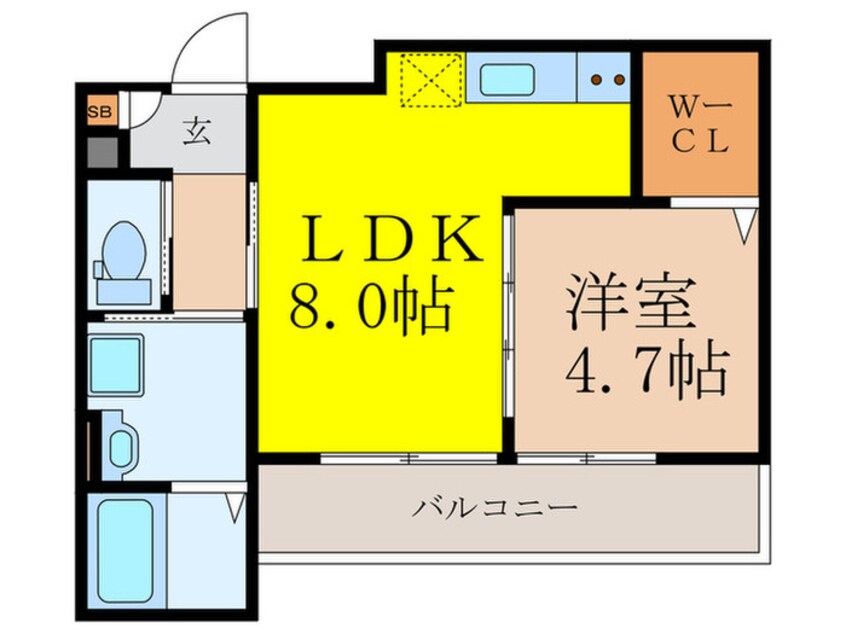 間取図 仮）高槻市赤大路共同住宅