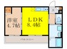 仮）高槻市赤大路共同住宅 1LDKの間取り