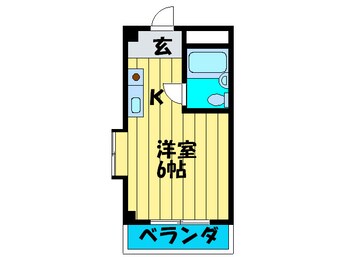 間取図 プレア－ル中宮