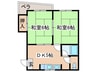 エスタ住吉公園 2DKの間取り