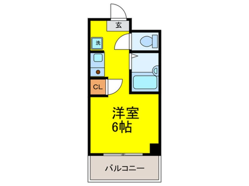間取図 LakiaMaison弁天町