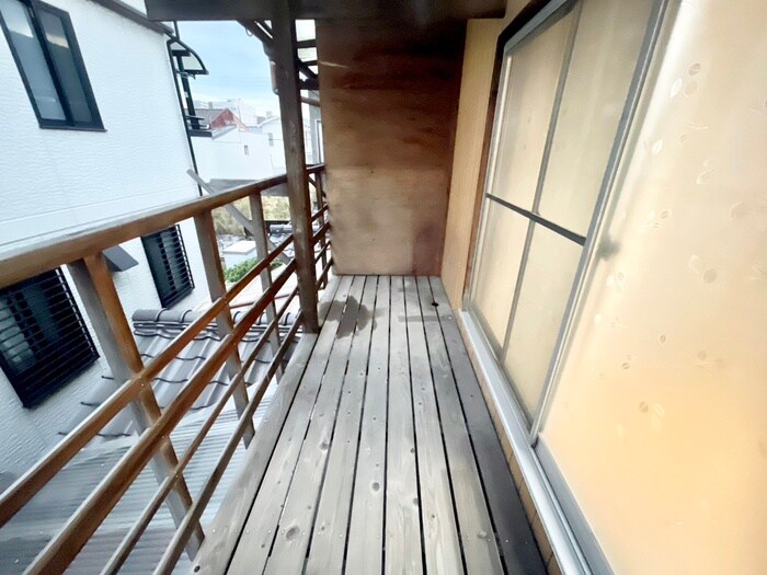 ベランダ・バルコニー 西御園連棟貸家北棟(110番地)