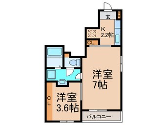 間取図 パルテール此花