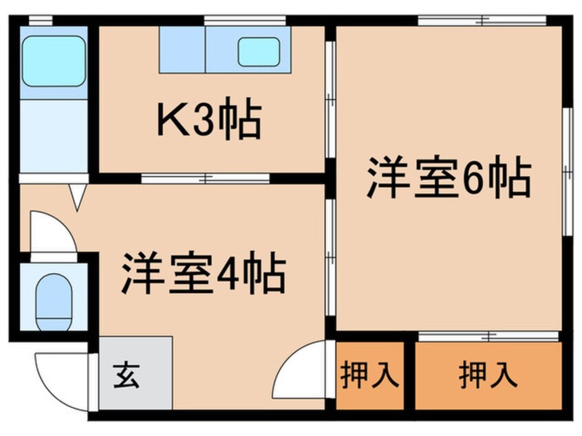 間取図 杉マンション