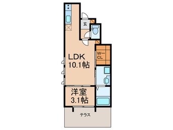 間取図 アヴァロン富田