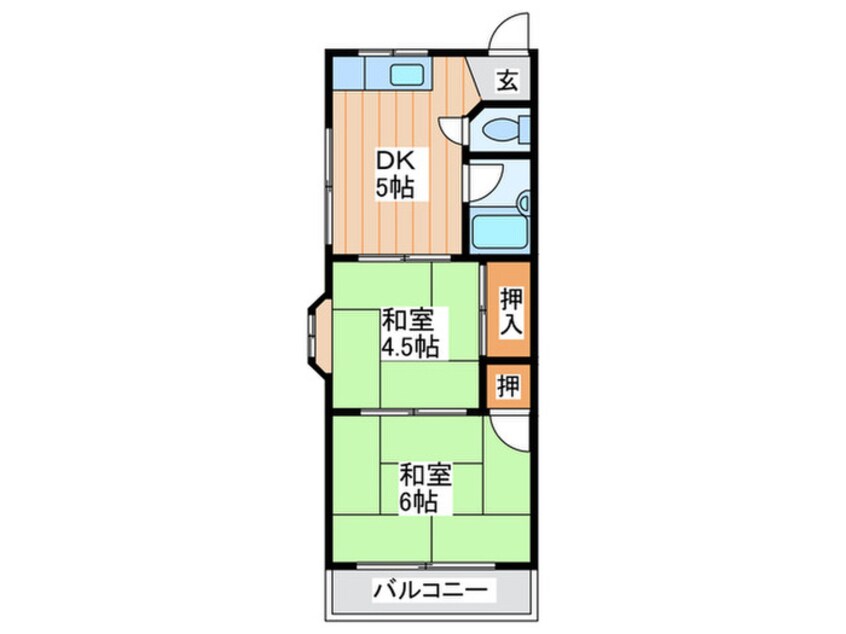 間取図 Ｍプラザ竜田通