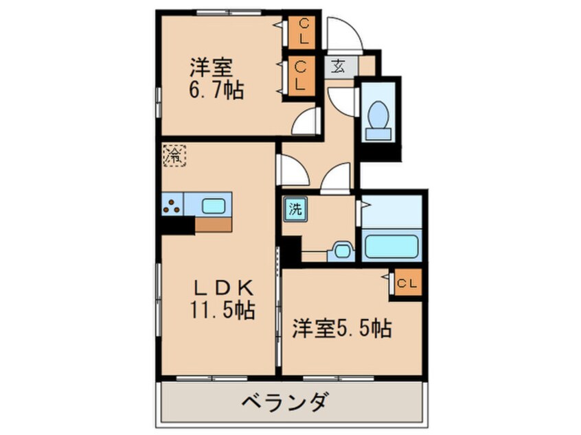 間取図 サニーウェル