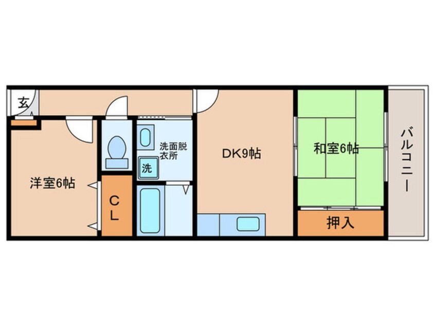 間取図 リバティ青山