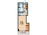 Ｔｓ－ＳＱＵＡＲＥ 1Kの間取り