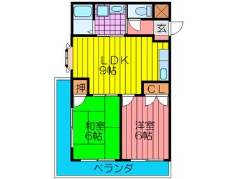間取図 サニ－フラット