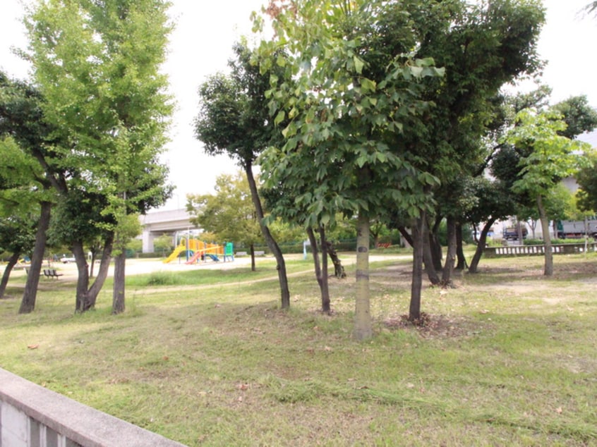 公園(公園)まで800m プレミアム西田辺
