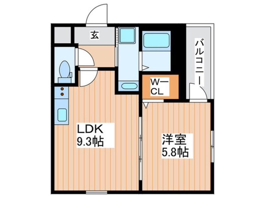 間取図 フジパレス大和田Ⅲ番館