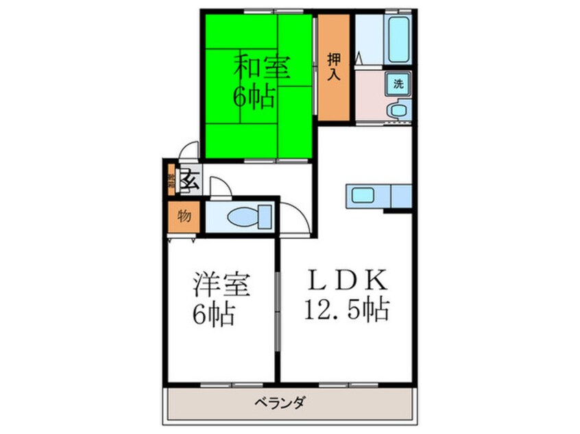 間取図 エーデルハイムⅠ