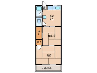 間取図 長者ハイツ（西棟）