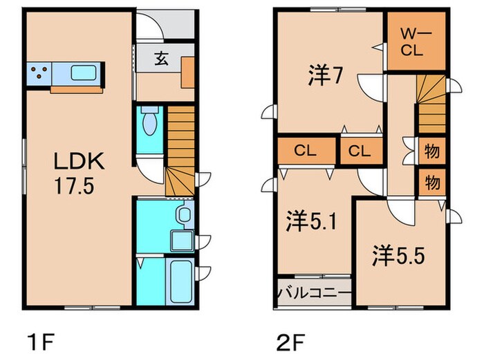 間取り図 ライブリックスタウンC号地