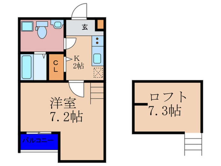 間取図 ラ・フロレゾン