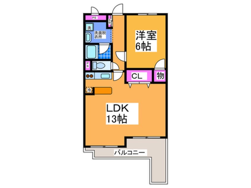 間取図 ビュ－テラス大新