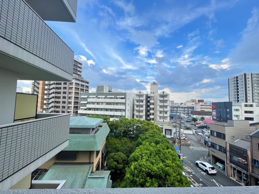 室内からの展望 ビュ－テラス大新