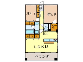 間取図 キャッスルプラザ西宮