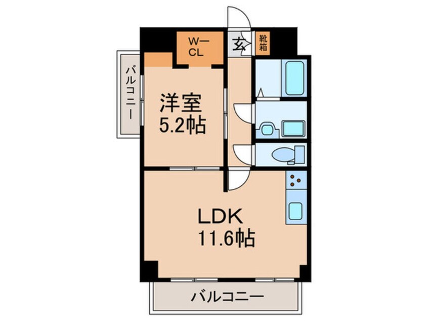 間取図 ＣＯＵＲＴ　ＵＥＳＨＯ