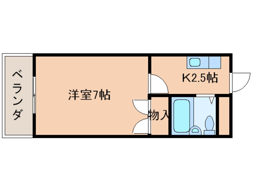 間取図 第二コーポリーブル