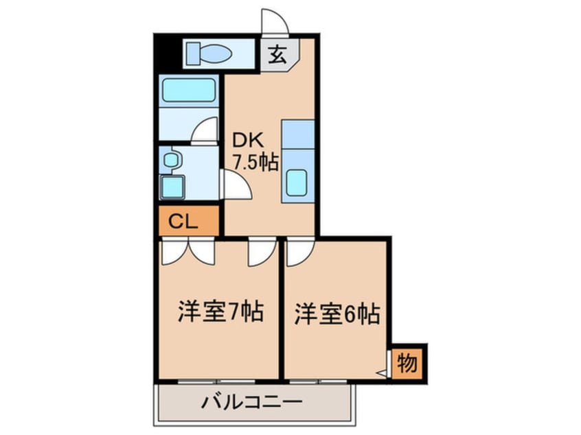 間取図 ルミエール春日森