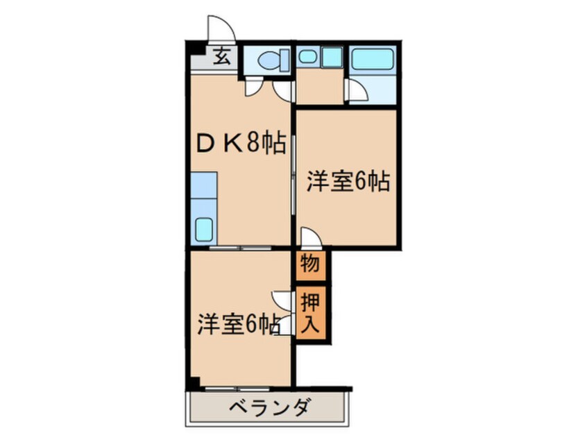 間取図 ルミエール春日森