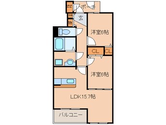 間取図 サンパティ－ク未来