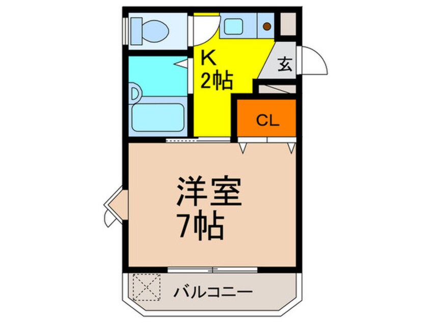 間取図 グランデェ－ル服部