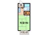 マインハイツ 1Kの間取り