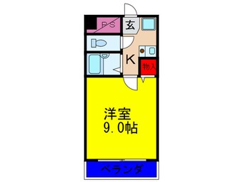 間取図 メゾン南江口