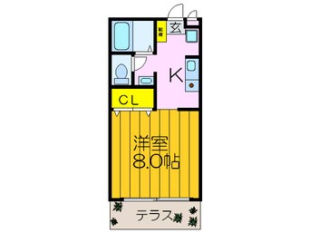 間取図 楠葉ビュ－ハイツ