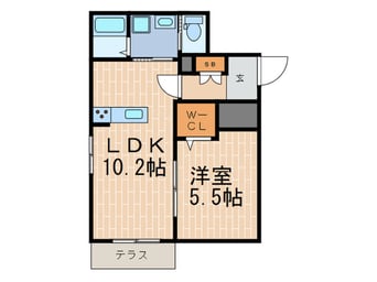 間取図 スクエア摩耶