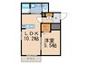 スクエア摩耶 1LDKの間取り
