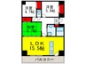 ウイング旭ヶ丘 3LDKの間取り