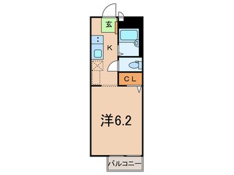 間取図 アライブ大箇