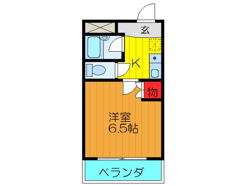 間取図 ユ－ハイム大日