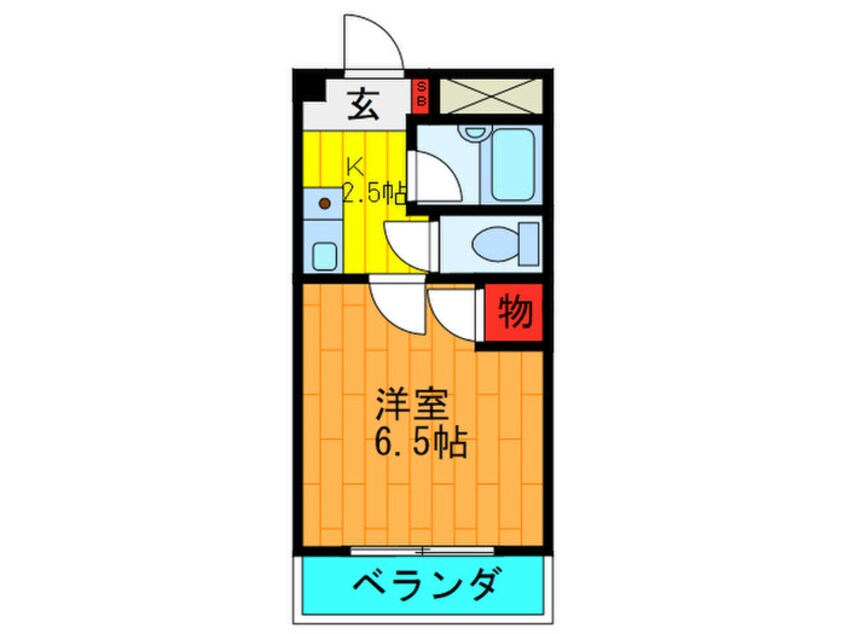 間取図 ユ－ハイム大日