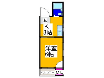 間取図 メゾンド平野北
